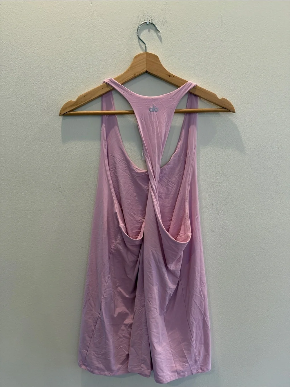ALO Yoga Twist-Back Tank Top — Lavender, limestone & Black Bundle